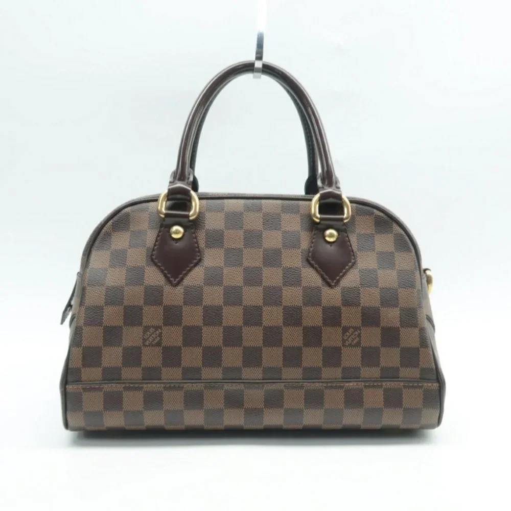 100% Authentic Louis Vuitton Duomo Damier Ebene Canvas Hand Bag - Picture 2 of 12